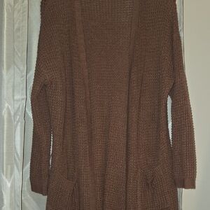 Maurices Chocolate Knit Women's Cardigan